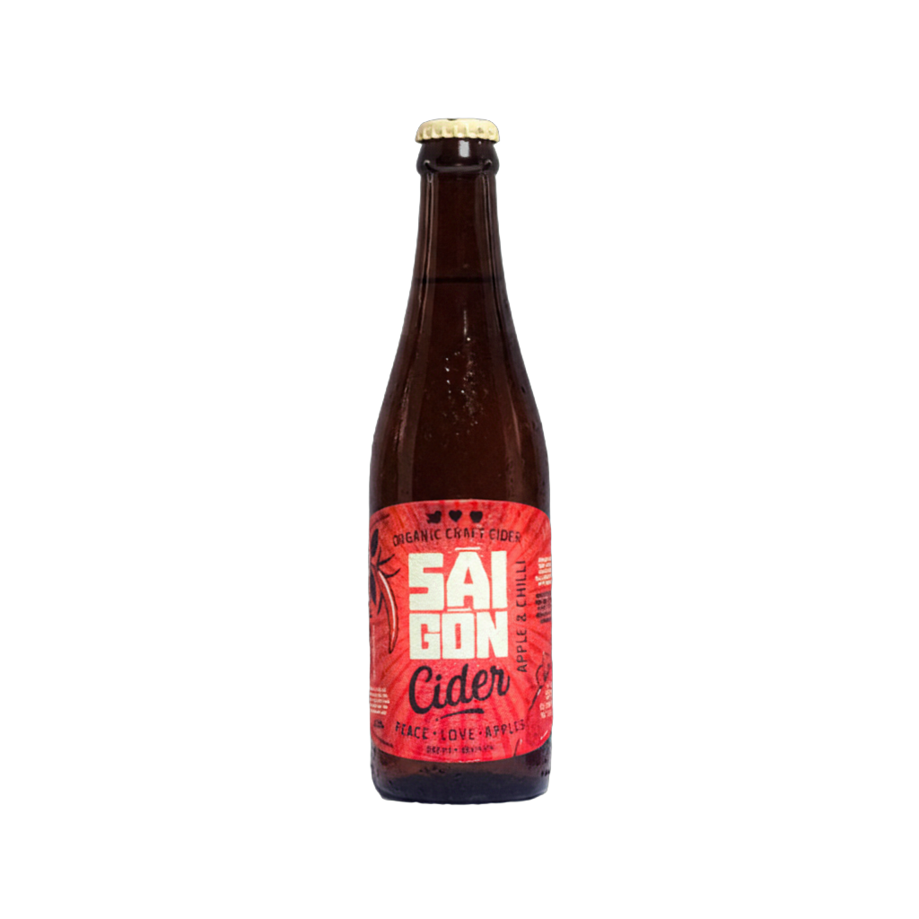 Saigon Cider Organic Apple & Chilli 330ml bottle