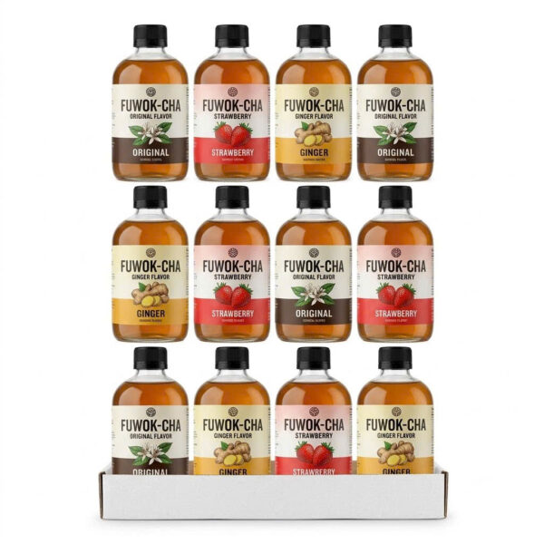 Fuwok Cha Craft Kombucha Mixed Case 12 x 250ml bottles
